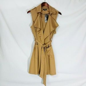 Sleeveless Lofty Blend Tie Sweater Vest